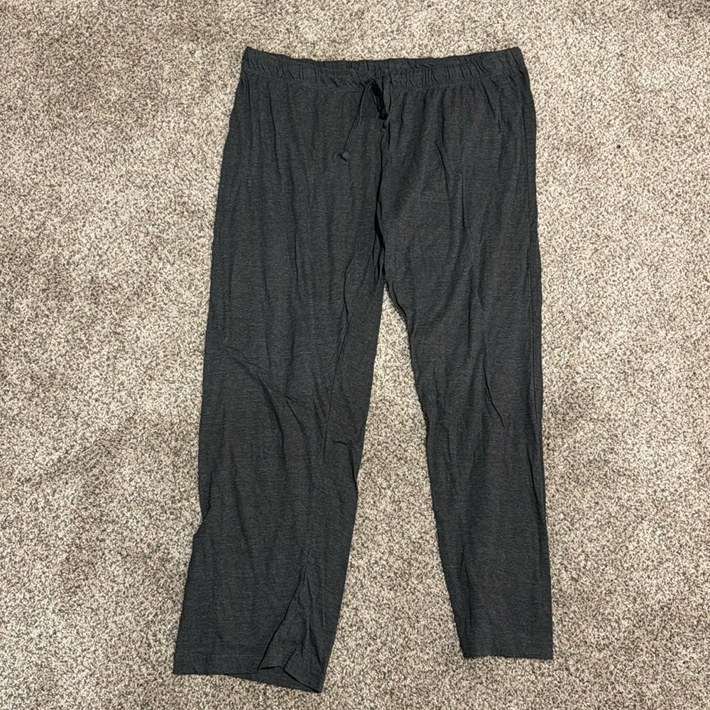 Men’s Nap Chat Heathered Gray Drawstring Pajama Pants